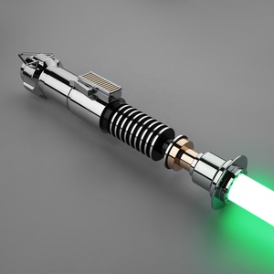 LGT Saberstudio Luke Skywalkerไลท์เซเบอร์เปลี่ยนสีได้ไม่จํากัดแกว่งเรียบโลหะKatanaดาบLED Light Upของเล่นสําหรับJedai