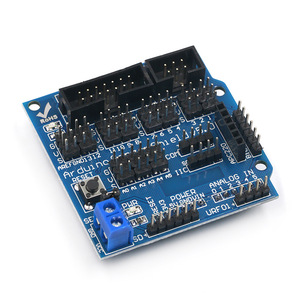 Placa de expansión Sensor Shield V5.0 para UNO MEGA R3 V5 para bloques de construcción electrónicos Arduino de piezas de robot