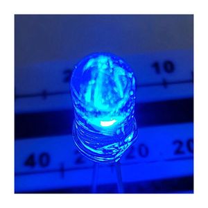 Ucuz fiyat 5mm mavi LED diyot ışıkları DC 3V 20mA yuvarlak şeffaf Lens elektronik bileşenleri işık yayan diyotlar LED ışık ampuller - Product Image 1