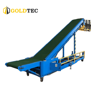 <strong>Conveyor</strong> With Ramp Telescopic Belt <strong>Conveyor</strong> for Truck <strong>Loading</strong> and <strong>Unloading</strong> - Product Image 1