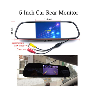 Car TFT <strong>LCD</strong> Monitor 5 Inch HD Rearview Mirror <strong>Display</strong> DC12V 24V Reversing Car Screen for Auto Parking Backup Image <strong>Display</strong> - Product Image 4