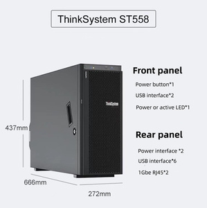Potente servidor computadora sistema NAS y estaciones de trabajo ST558 aplicación Intel Xeon 4u case PC Server - Product Image 3