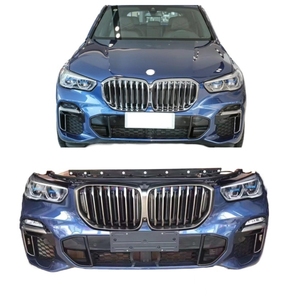 ชุดกันชนหน้าพร้อมพัดลมหม้อน้ำกระจังหน้าสำหรับ2019-2022 G05 X5 BMW สภาพไฟหน้ามือสอง - Product Image 6