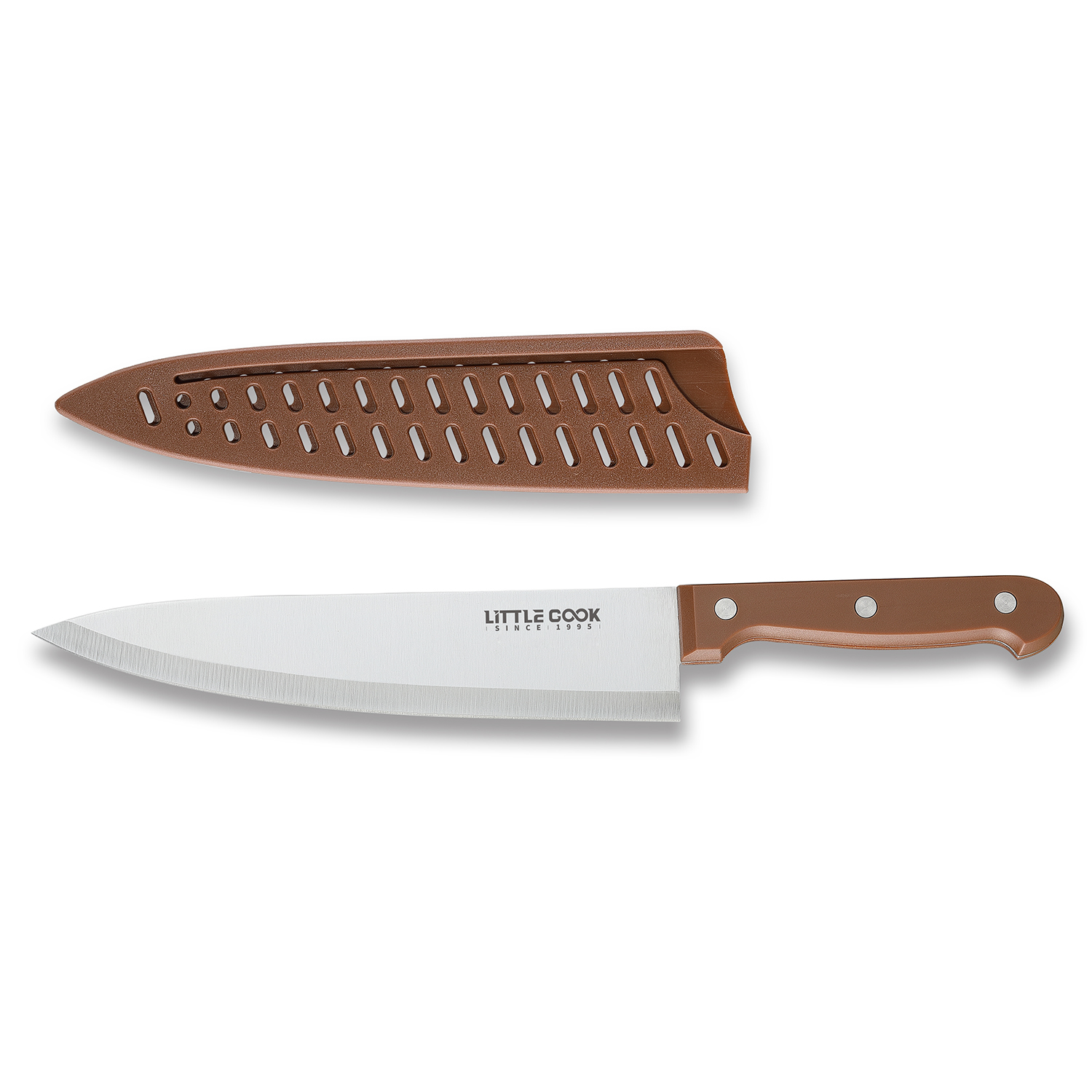 Coltello da chef marrone