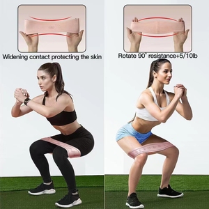 חברת Pilates ישירה במפעל 4 כיווני התנגדות ירך להקות אלסטיות עבור פעילות גופנית