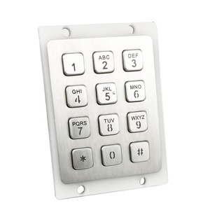 Tastiera a Led con ingresso telefonico Rs232 a buon mercato tastiera con illuminazione posteriore in metallo 485 - Product Image 2
