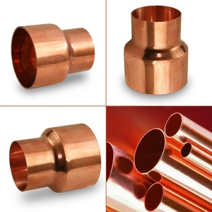 铜减压联轴器连接，带汗液端7/8x1英寸3/4X1/2英寸，用于暖通空调制冷适配器管道铅锤配件 - Product Image 4