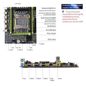 PANDL X99 NEW Mainboard Combination Set Combo Intel Xeon E5 2680 V4 Ddr4 ECC Ram 2680v4 X99 Motherboard <strong>Kit</strong> - Product Image 4