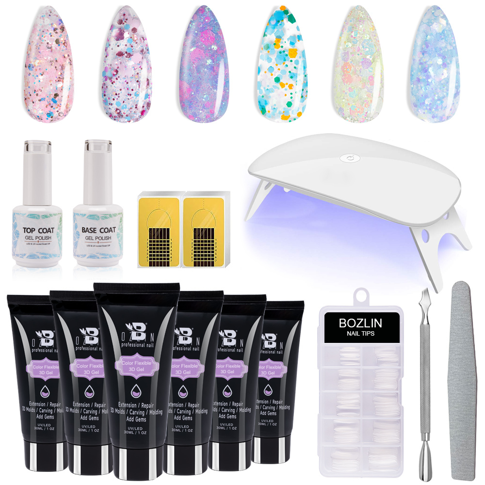 Kit de Gel para Uñas Poli