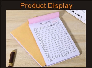 好价格碳纸定制打印收据账单发票现金收据3部分表格打印 - Product Image 3