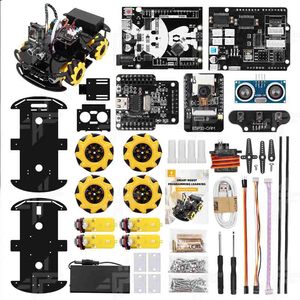 ESP-32 Roboter Link Kinder intelligente pädagogische Spielzeug auto iot Ultraschall intelligente Hindernis vermeidung Programmierung Auto Kit