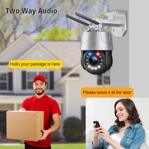 Wireless Home Security Solar Security Cameras Outdoor 355 PTZ 5MP Auto Tracking Smart Alarm <strong>Camera</strong>