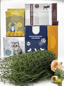 ตาข่ายดักแมวพร้อมลวดสำหรับระเบียงตาข่ายคลุมแมวทนทานและพับได้ - Product Image 6