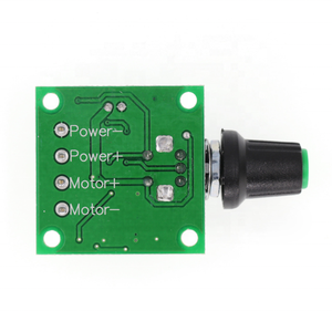1803BK PWM DC controlador de velocidad del motor 1,8 V 3V 5V 6V 12V 2A Función de interruptor de control de velocidad - Product Image 2