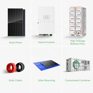 Sistema de almacenamiento de energía de batería solar Bess Sunpal Industrial 30Kw 30Kwh 50Kw Sistema de gestión de batería de energía solar híbrido - Product Image 2