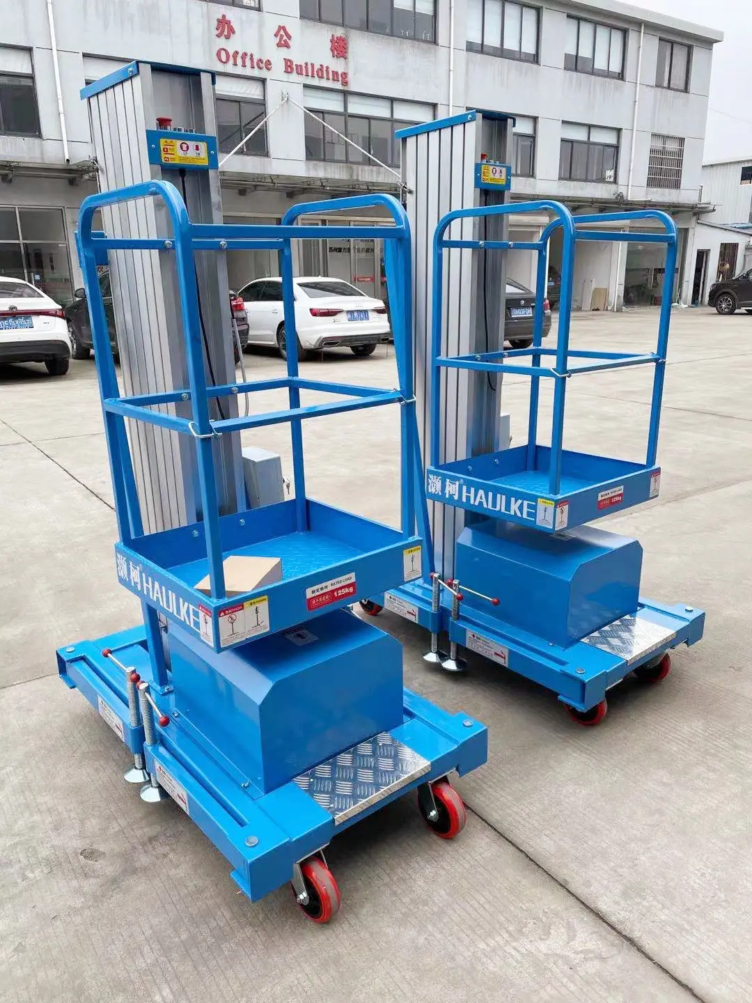 4m small aerial mobile one man lift/home cleaning elevator aluminum lift/aerial personal lift ladder
