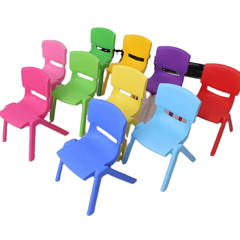 Chaises moulées JAYA Mobilier de maison pour enfants de haute qualité 50 Mobilier moderne Chaises de bébé en plastique empilable pour enfants