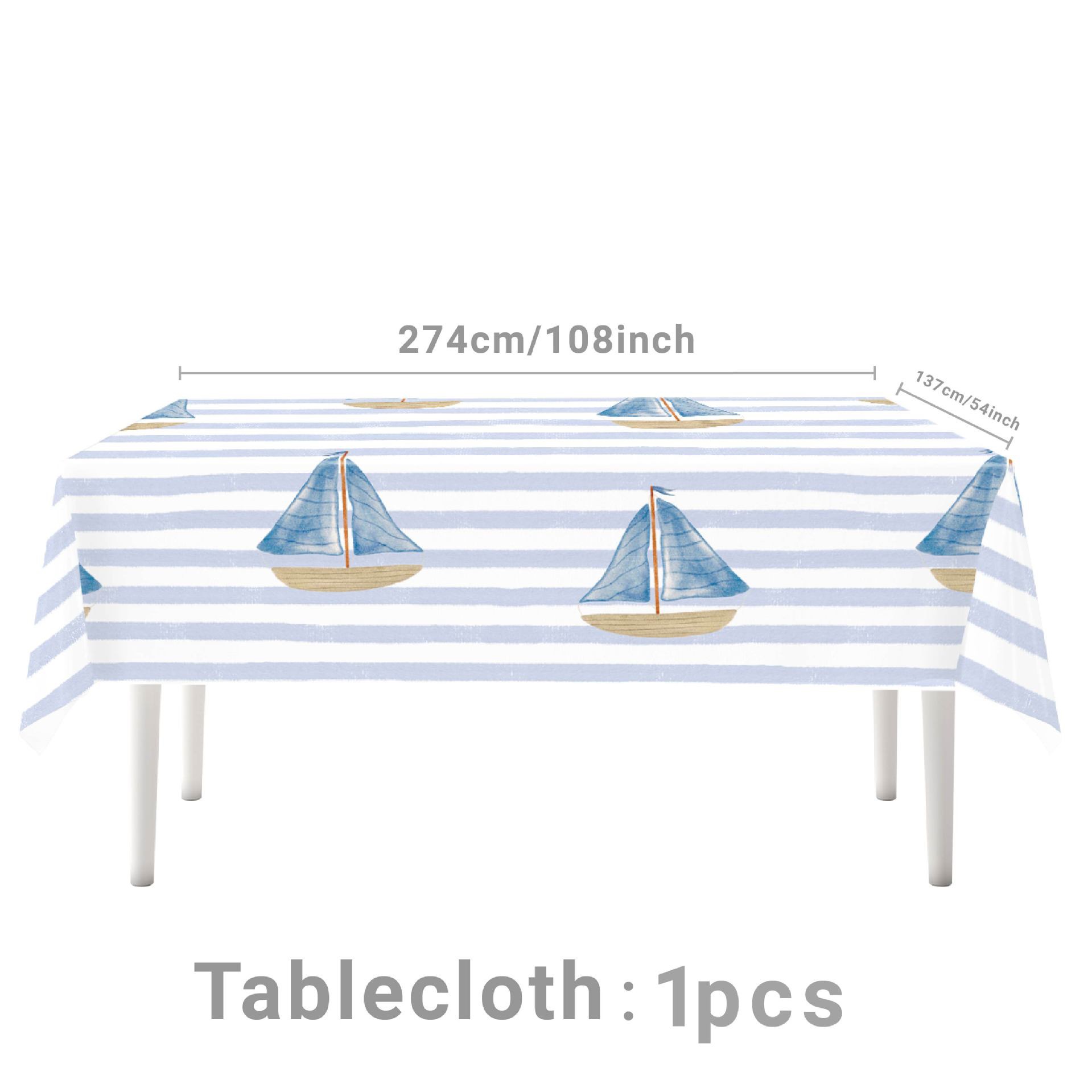 plastic tablecloth 274*108cm