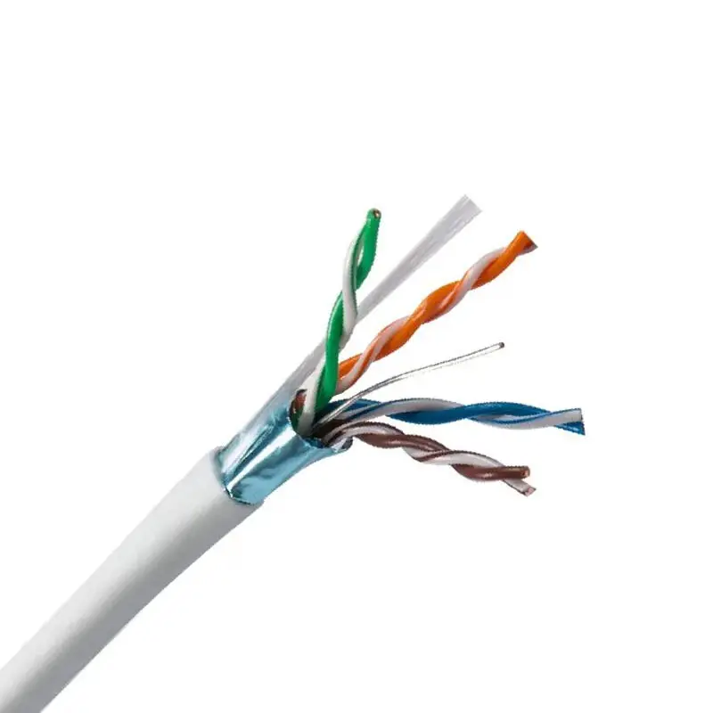 Simpact cca 4prs utp cat5e kabel lan 1000m kabel ftp utp 4pr 24awg cat5e dengan jaket pvc/pe/lszh/cmp/cmr