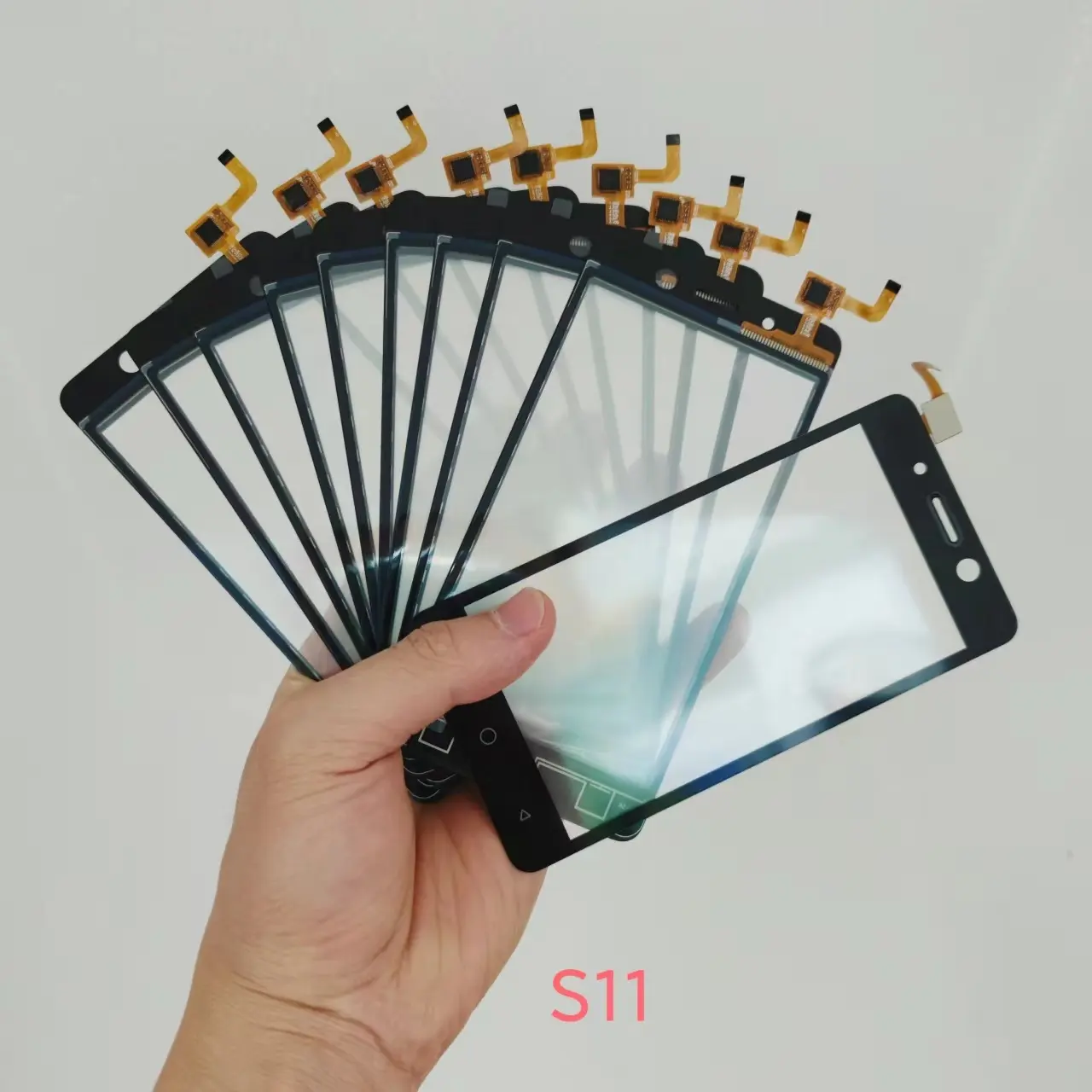 Tela de toque de vidro frontal do telefone inteligente para itel S11 P13 1408 A37 A14 Plus touchpad Atacado telefone móvel LCDs VENDA KNGZYF PEÇAS