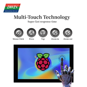 Schermo DWIN ad alta luminosità 800nit 7 pollici 800*480 Pixel TN schermo HD-MI interfaccia Display supporto Linux Android Windows Raspberry Pi