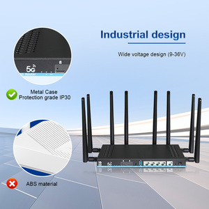 WiFi industriale 6 OpenWrt AX3000 Mesh CPE 4G LTE Dual Band VPN Z8102-AX-M2-T con Firewall e crittografia VoIP WEP
