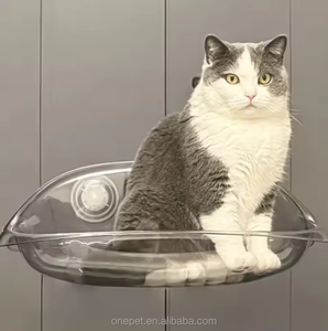 Katı desen kedi yuva güçlü vantuz pencere yatak tünek hamak tüm duvarlar için-kedi yatak mağara küçük hayvanlar ve köpekler için - Product Image 3