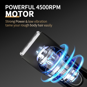 Waterproof USB-C Charging New Silicone Quality Hair Trimmer Barbear Todo o Corpo Seguro para Bolas Públicas Privadas Body Trimmer - Product Image 6