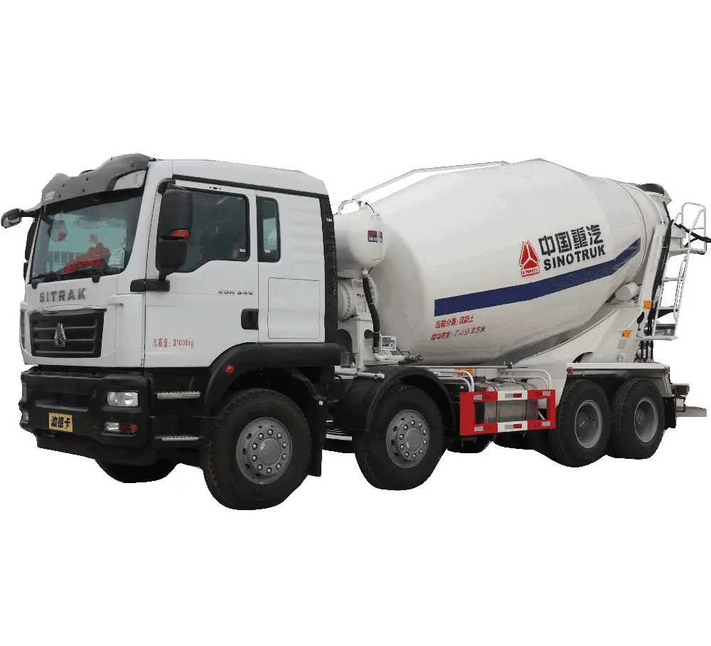 SINOTRUK SITRAK Béton ready mix camion CKD / SKD avec une capacité d'approvisionnement de 15-20 tonnes