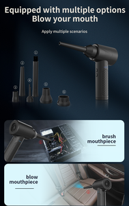 Mini Metal Air Blower 110000Rpm Portable Wireless Rechargeable Multi-Function <strong>Computer</strong> <strong>Keyboard</strong> <strong>Cleaning</strong> Air Duster Jet Fan - Product Image 6