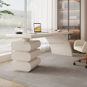Venta al por mayor hecho en China diseño simple muebles comerciales ordenador estudiante diseño de madera reuniones escritorios de oficina - Product Image 1