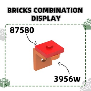 BLOCKMOC 3956w 2x2 Bracket Building Block Double sided Board Bricks Compatible with <strong>all</strong> Brand <strong>Toys</strong> For Children Gift Box - Product Image 4