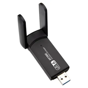1800Mbps WiFi 6 USB适配器802.11AX 2.4G/5GHz USB3.0无线网卡天线wi-fi加密狗MT7921AU适用于Win 10/11笔记本电脑 - Product Image 1