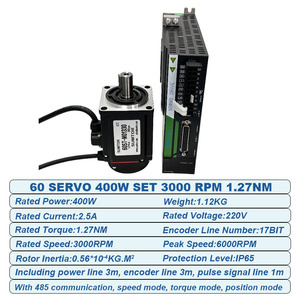 SUMTOR 60ST-M01330 + sdd01l04f 400 Вт серводвигатель переменного тока и набор драйверов 2,5 А 1,27 нм серводвигатель с Драйвером - Product Image 2