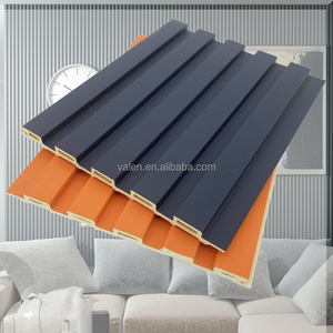 Prezzo di fabbrica decorazione d'interni 3D foglio di marmo PVC bagno impermeabile rivestimento murale pannelli WPC rivestimento scanalato di plastica - Product Image 1