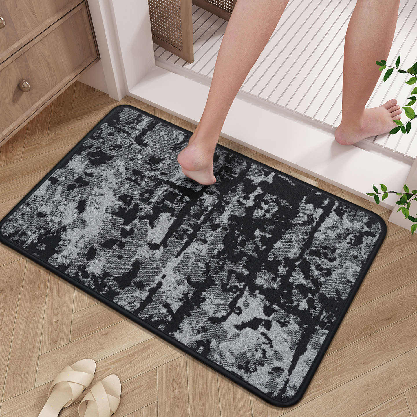 Terciopelo Loop - Gris Moteado