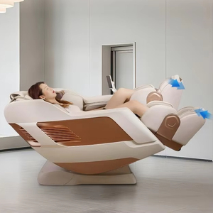 GUOHENG Luxus 4D Schwarz Großer <span class=keywords><strong>Massage</strong></span> stuhl SL Rail Gesundheits erkennung AI Sprach steuerung Thai Stretching <span class=keywords><strong>MASSAGE</strong></span> CHAIR - Product Image 1