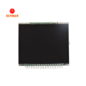 Benutzer definierte Größe-LCD-Bildschirm Benutzer definierter Segment code Bildschirm LCD schwarz groß 6-stellig sieben 7 14 16 monochromes Segment segmentierte LCD-Anzeige