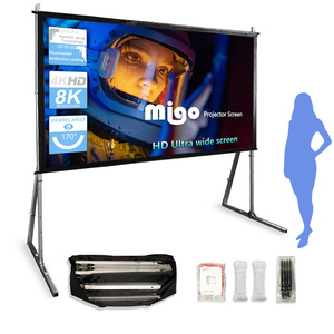最新型号2022年有多种最便宜的便携式户外可折叠投影仪屏幕选择 - Product Image 2