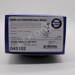 hid <span class=keywords><strong>fargo</strong></span> 1000图像标准黑色色带45102用于<span class=keywords><strong>dtc1000</strong></span>，dtc1250e打印机