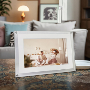 Bán buôn 10 inch IPS màn hình kỹ thuật số khung ảnh âm thanh video player 32GB Bộ nhớ wifi hỗ trợ MP4 MP3 Album Acrylic trường hợp đồng hồ - Product Image 1