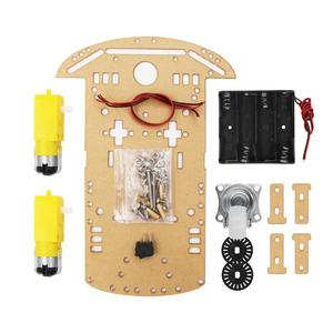 Motor Intelligente Roboter Auto Chassis <span class=keywords><strong>Kit</strong></span> Speed Encoder Batterie Box 2WD für Arduinos