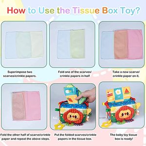 Tissue Box <strong>Toy</strong> <strong>for</strong> Infant Baby Push Pull <strong>Toys</strong> Toddler Preschool Early Education Learning Musical <strong>Kds</strong> Educational <strong>Toy</strong> - Product Image 5