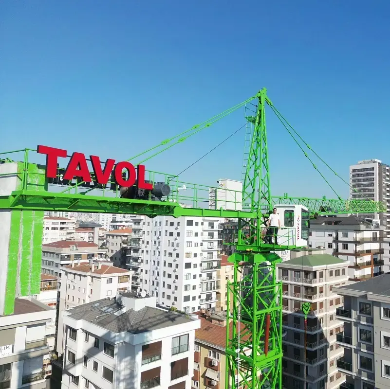 Turchia gru a torre installazione cantiere vendite calde di carico Max 8 Ton gru prezzo