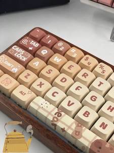 Factory 133-Key Brown Bear XDA PBT Keycap DIY Dye-Sublimation Clear Keycap <strong>for</strong> Mechanical <strong>Keyboard</strong> - Product Image 4