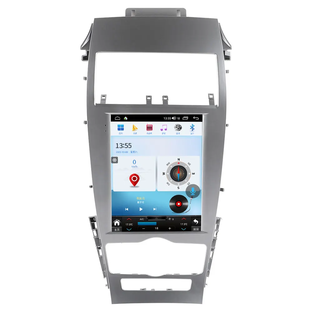 Lincoln MKZ MKX için üst radyo 1080p Android10 Video kamera ile 2013-2020 Stereo multimedya araç ses Dvd monitör