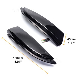 En kaliteli akan dinamik yan dönüş sinyal ışıkları Ford Fiesta Mk7 MK6 b-max için LED ayna flaşör sıralı gösterge lambaları - Product Image 4