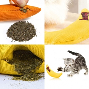 Varios diseños para mascotas gato interactivo Catnip juguete moda nuevo Animal relleno fruta suave felpa gato juguetes relleno Catnip - Product Image 5