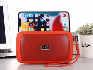 The New JZ-1130 Blue Tooth <strong>Speaker</strong> with Mobile Phone Stand <strong>Portable</strong> Mini Outdoor Subwoofer Card U Disk Audio Gift - Product Image 4