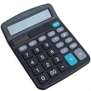 New Design 12 Digits Solar and Electric Black Style Multiple <strong>Functions</strong> Scientific Calculator With Button Battery - Product Image 1